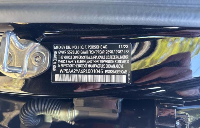 Photo 10 from auction – 2024 PORSCHE PANAMERA B with VIN WP0AA2YA6RL001045