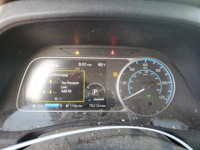 Photo 9 from auction – 2019 NISSAN LEAF S with VIN 1N4AZ1CPXKC304016