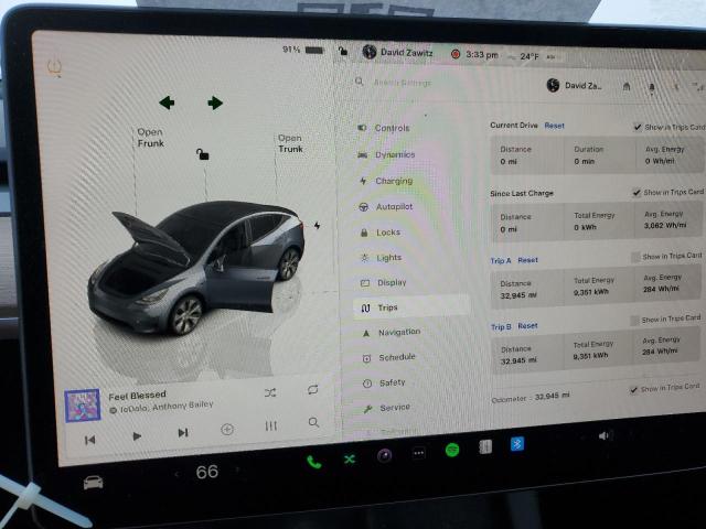 Photo 9 from auction – 2023 TESLA MODEL Y with VIN 7SAYGAEE4PF597693