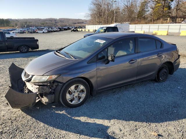 HONDA CIVIC LX 2014 with VIN 19XFB2F54EE007180 - Photo from auction