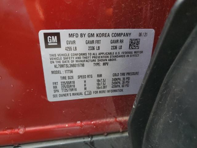 Photo 14 from auction – 2022 CHEVROLET TRAILBLAZE with VIN KL79MTSL3NB019798