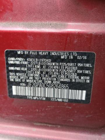 Photo 14 from auction – 2016 SUBARU CROSSTREK with VIN JF2GPADC5G8264865