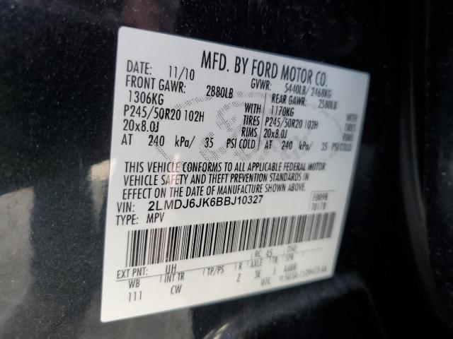 Photo 14 from auction – 2011 LINCOLN MKX with VIN 2LMDJ6JK6BBJ10327