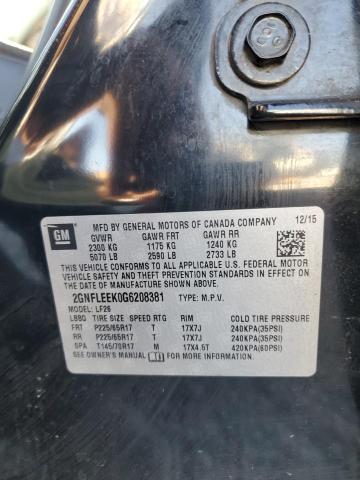 Photo 14 from auction – 2016 CHEVROLET EQUINOX LS with VIN 2GNFLEEK0G6208381