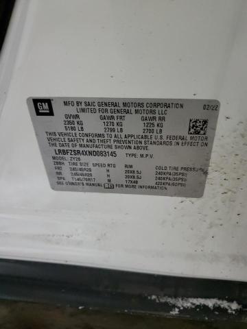 Photo 14 from auction – 2022 BUICK ENVISION A with VIN LRBFZSR4XND083145