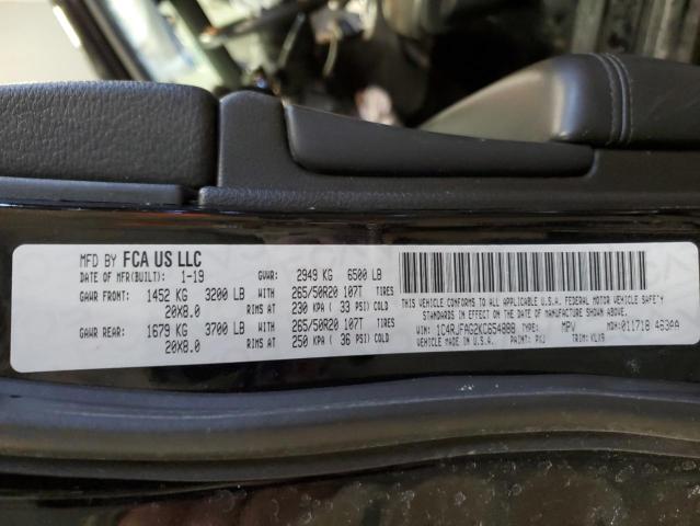 Photo 14 from auction – 2019 JEEP GRAND CHER with VIN 1C4RJFAG2KC654888