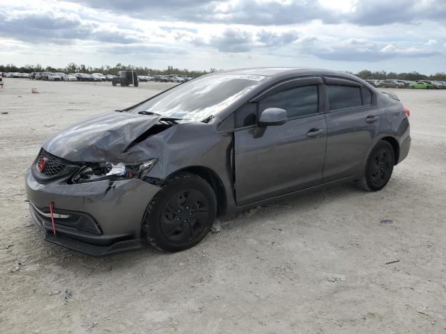 HONDA CIVIC LX 2013 with VIN 2HGFB2F5XDH579519 - Photo from auction