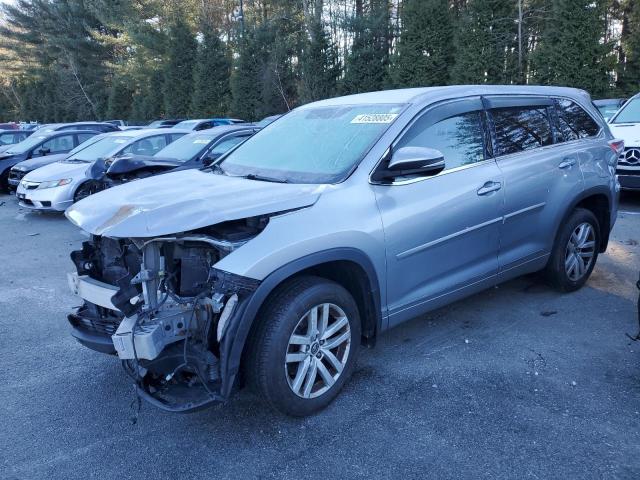 TOYOTA HIGHLANDER 2016 with VIN 5TDBKRFH2GS260413 - Photo from auction