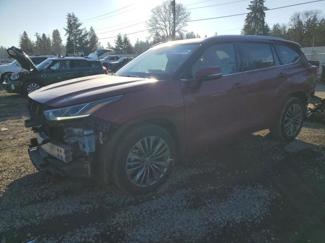 TOYOTA HIGHLANDER 2020 with VIN 5TDFZRBH7LS023509 - Photo from auction