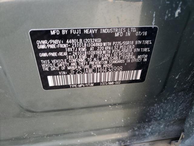 Photo 14 from auction – 2017 SUBARU FORESTER 2 with VIN JF2SJAWC1HH433998