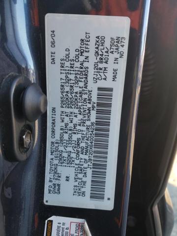 Photo 14 from auction – 2004 LEXUS GX 470 with VIN JTJBT20X640054236