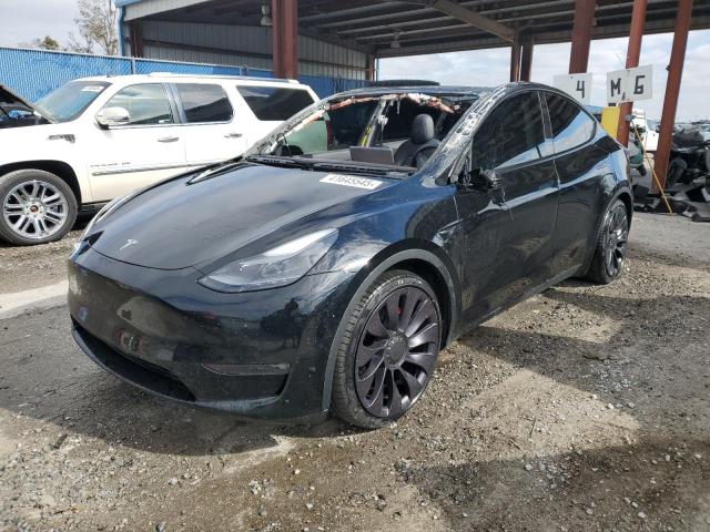TESLA MODEL Y 2021 with VIN 5YJYGDEF4MF252361 - Photo from auction