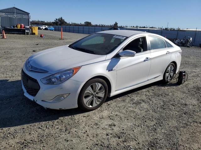HYUNDAI SONATA HYB 2013 with VIN KMHEC4A46DA087114 - Photo from auction