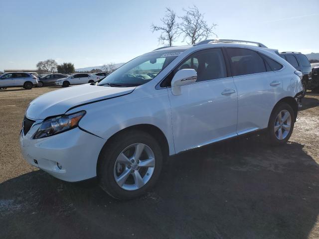 LEXUS RX 350 2010 with VIN 2T2BK1BA0AC022243 - Photo from auction