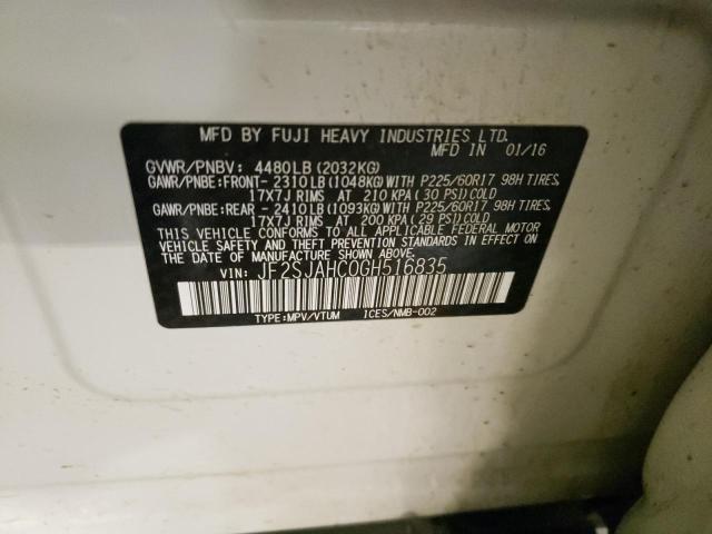 Photo 14 from auction – 2016 SUBARU FORESTER 2 with VIN JF2SJAHC0GH516835