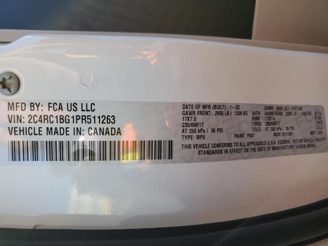 Photo 13 from auction – 2023 CHRYSLER PACIFICA T with VIN 2C4RC1BG1PR511263