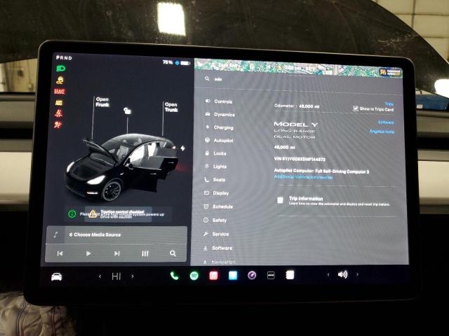 Photo 9 from auction – 2021 TESLA MODEL Y with VIN 5YJYGDEE5MF144872