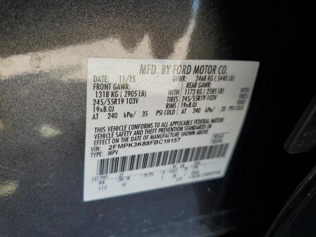صورة رقم 14 من المزاد - 2015 FORD EDGE TITAN مع VIN 2FMPK3K88FBC19157