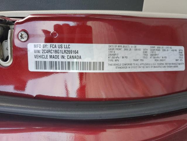 Photo 14 from auction – 2020 CHRYSLER PACIFICA T with VIN 2C4RC1BG1LR269164
