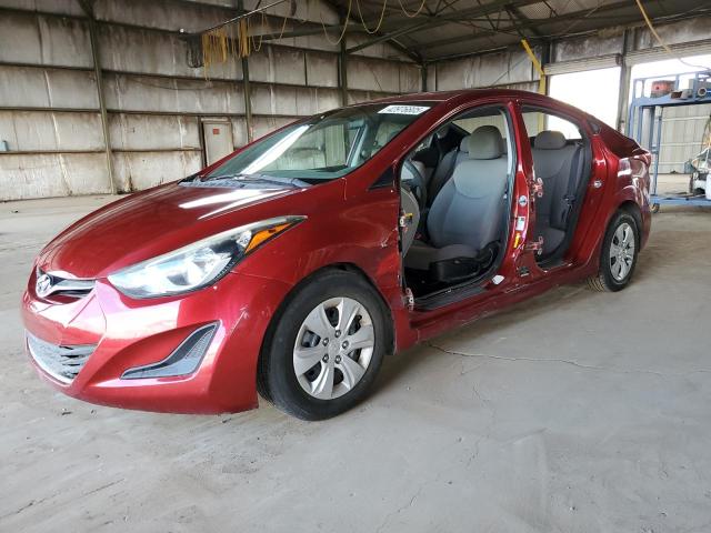 HYUNDAI ELANTRA SE 2016 with VIN 5NPDH4AE9GH697158 - Photo from auction