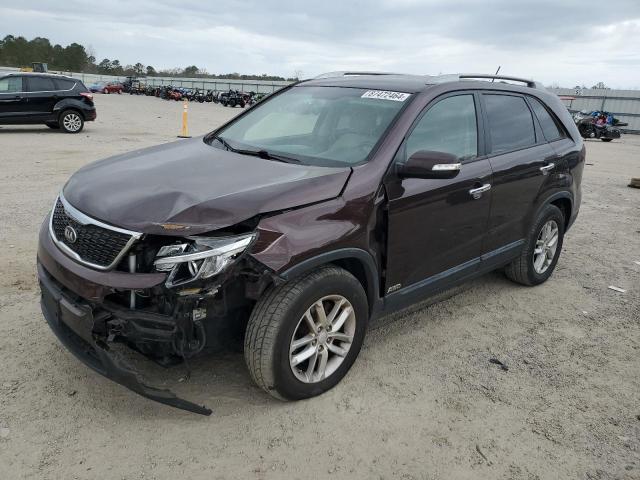 KIA SORENTO LX 2014 with VIN 5XYKTCA62EG496974 - Photo from auction