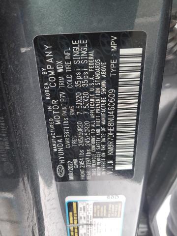 Photo 14 from auction – 2022 HYUNDAI PALISADE C with VIN KM8R7DHE8NU460609