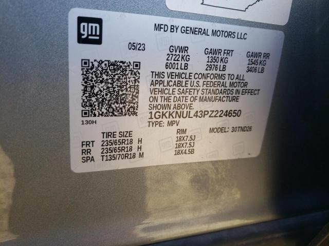 Photo 14 from auction – 2023 GMC ACADIA SLT with VIN 1GKKNUL43PZ224650