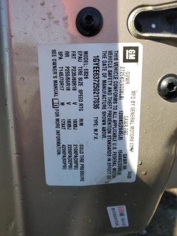 Photo 14 from auction – 2005 CADILLAC SRX with VIN 1GYEE637250217036