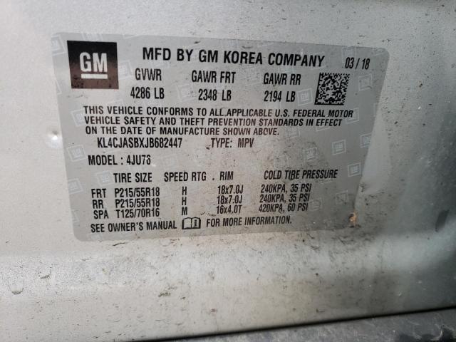 Photo 14 from auction – 2018 BUICK ENCORE PRE with VIN KL4CJASBXJB682447