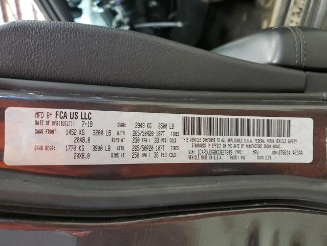 Photo 14 from auction – 2019 DODGE DURANGO GT with VIN 1C4RDJDG8KC827349