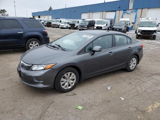 HONDA CIVIC LX 2012 with VIN 2HGFB2E59CH514788 - Photo from auction