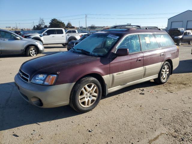 SUBARU LEGACY OUT 2000 with VIN 4S3BH6867Y6645556 - Photo from auction