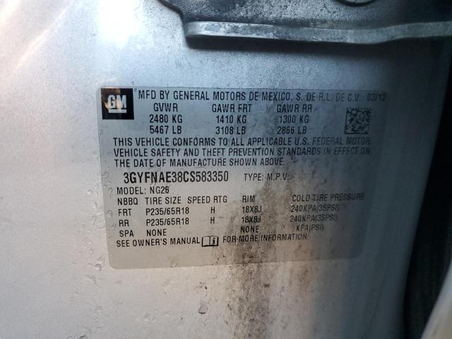 Photo 14 from auction – 2012 CADILLAC SRX LUXURY with VIN 3GYFNAE38CS583350
