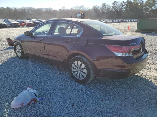 Photo 2 from auction – 2012 HONDA ACCORD LX with VIN 1HGCP2F36CA040573