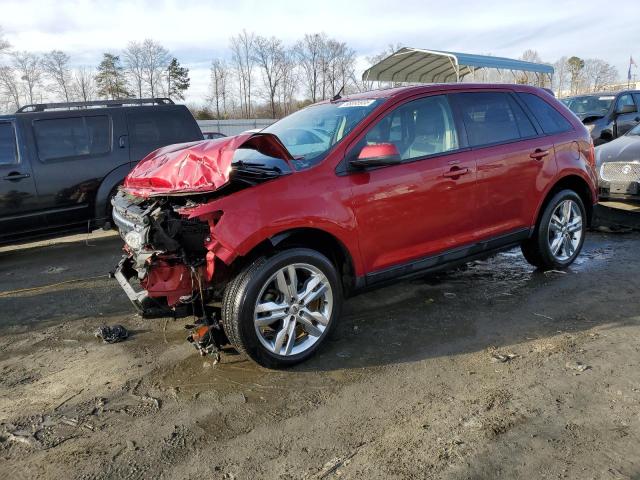 FORD EDGE SEL 2013 with VIN 2FMDK3JC7DBC87455 - Photo from auction