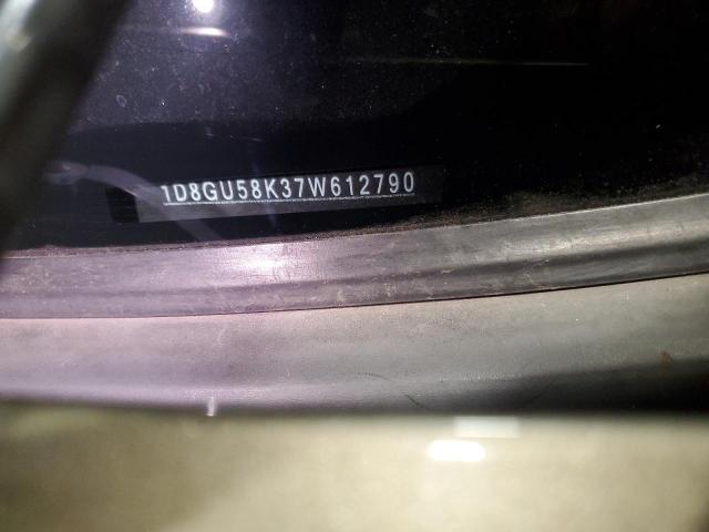 Photo 14 from auction – 2007 DODGE NITRO SLT with VIN 1D8GU58K37W612790