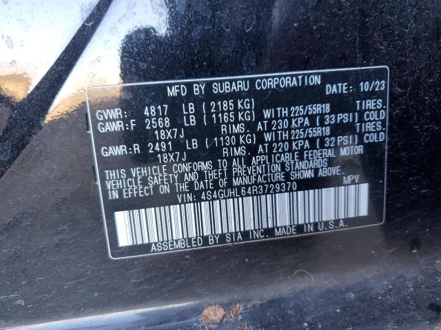 Photo 14 from auction – 2024 SUBARU CROSSTREK with VIN 4S4GUHL64R3729370