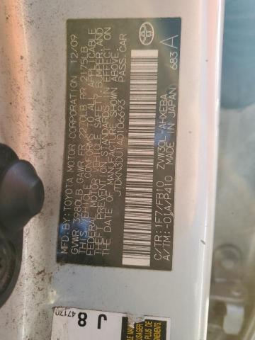Photo 14 from auction – 2010 TOYOTA PRIUS with VIN JTDKN3DU1A0106693