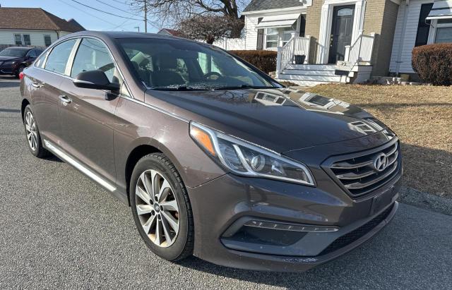 HYUNDAI SONATA SPO 2015 with VIN 5NPE34AF4FH110665 - Photo from auction