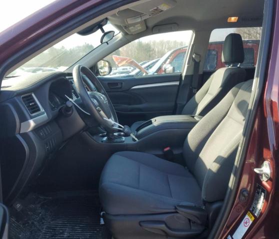 Photo 7 from auction – 2018 TOYOTA HIGHLANDER with VIN 5TDBZRFH4JS884376