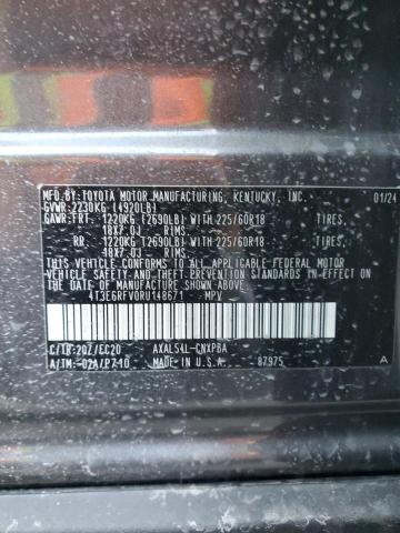 Photo 14 from auction – 2024 TOYOTA RAV4 XSE with VIN 4T3E6RFV0RU148671