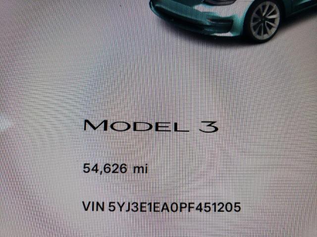 Photo 9 from auction – 2023 TESLA MODEL 3 with VIN 5YJ3E1EA0PF451205