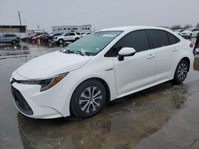 TOYOTA COROLLA LE 2021 with VIN JTDEAMDE4MJ035205 - Photo from auction