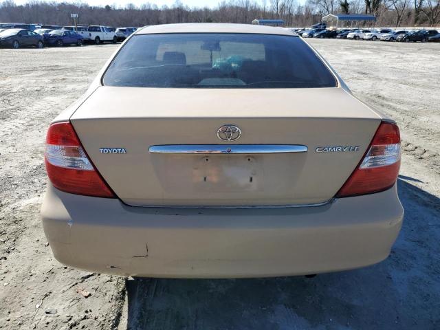 Photo 6 from auction – 2002 TOYOTA CAMRY LE with VIN 4T1BE32K22U060489