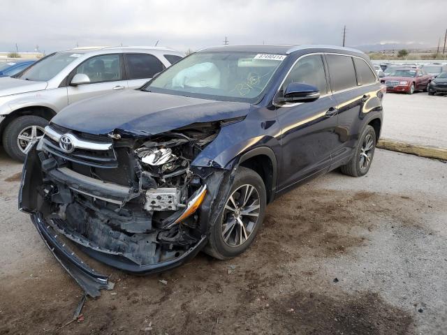 TOYOTA HIGHLANDER 2016 with VIN 5TDKKRFH6GS182010 - Photo from auction
