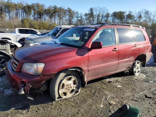 TOYOTA HIGHLANDER 2006 with VIN JTEEP21AX60176322 - Photo from auction