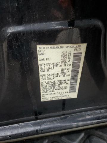 Photo 14 from auction – 2011 NISSAN PATHFINDER with VIN 5N1AR1NN3BC622514