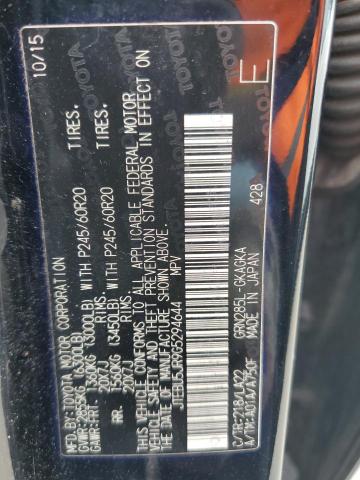 Photo 14 from auction – 2016 TOYOTA 4RUNNER SR with VIN JTEBU5JR9G5294644