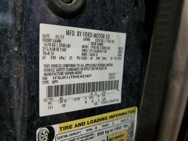 Photo 14 from auction – 2017 FORD EXPEDITION with VIN 1FMJK1JT9HEA51407