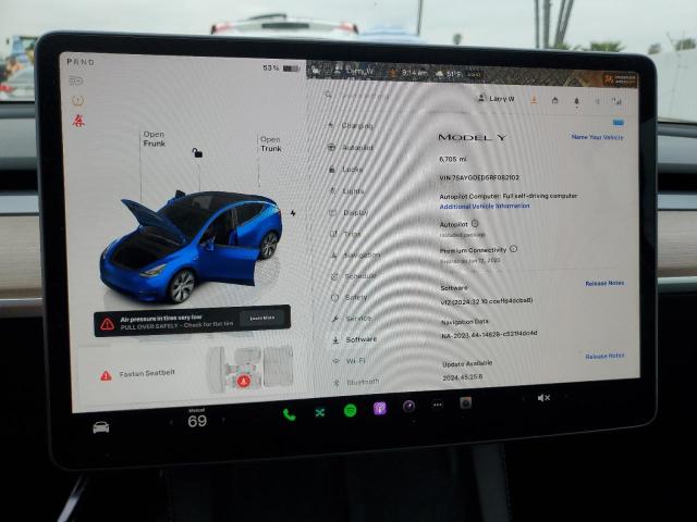 Photo 9 from auction – 2024 TESLA MODEL Y with VIN 7SAYGDED5RF082102